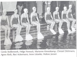 Synchronschwimmerinnen 1954
