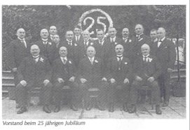 Vorstand zum 25-jährigen Jubiläum